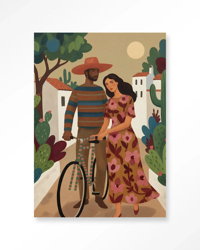 Bike In The Park - Moderne Wanddecoratie | Artprint, Glass Art & Wandkleed by Urban Cotton