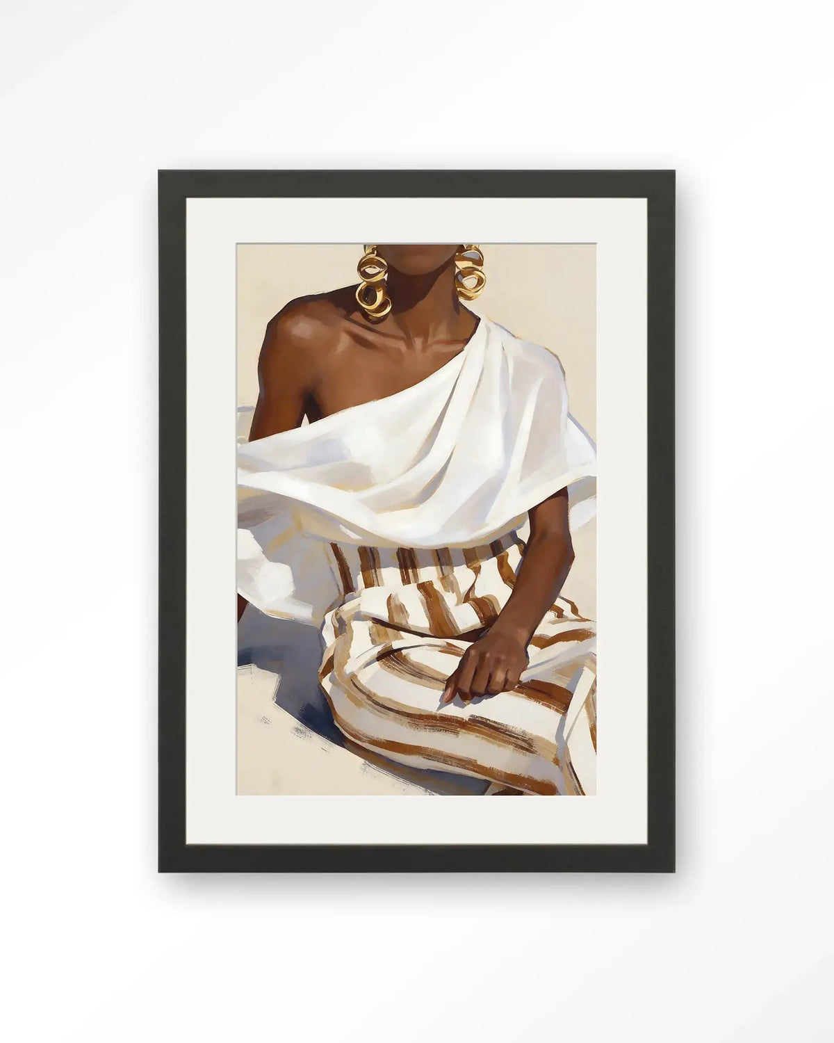 Striped Pants White - Moderne Wanddecoratie | Artprint, Glass Art & Wandkleed by Urban Cotton