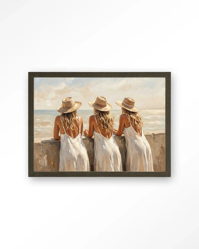 Sunny Sisters - Moderne Wanddecoratie | Artprint, Glass Art & Wandkleed by Urban Cotton