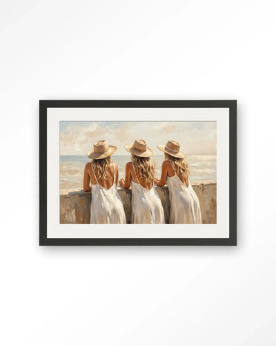 Sunny Sisters - Moderne Wanddecoratie | Artprint, Glass Art & Wandkleed by Urban Cotton