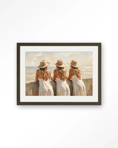 Sunny Sisters - Moderne Wanddecoratie | Artprint, Glass Art & Wandkleed by Urban Cotton