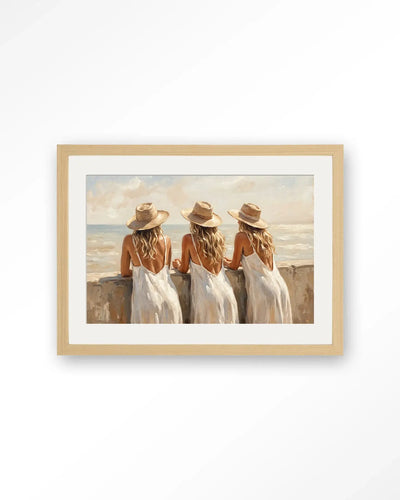 Sunny Sisters - Moderne Wanddecoratie | Artprint, Glass Art & Wandkleed by Urban Cotton
