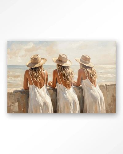 Sunny Sisters - Moderne Wanddecoratie | Artprint, Glass Art & Wandkleed by Urban Cotton