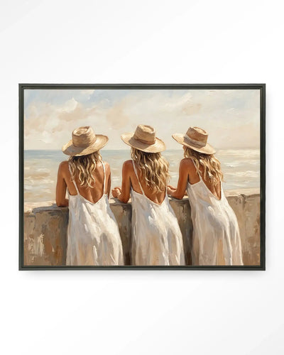 Sunny Sisters - Moderne Wanddecoratie | Artprint, Glass Art & Wandkleed by Urban Cotton