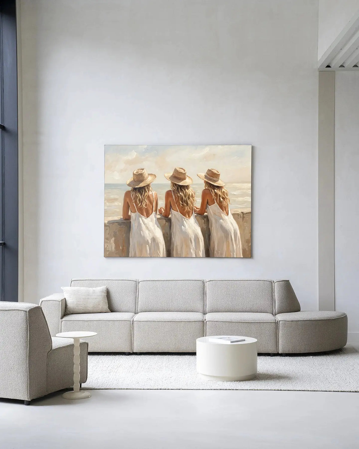 Sunny Sisters - Moderne Wanddecoratie | Artprint, Glass Art & Wandkleed by Urban Cotton