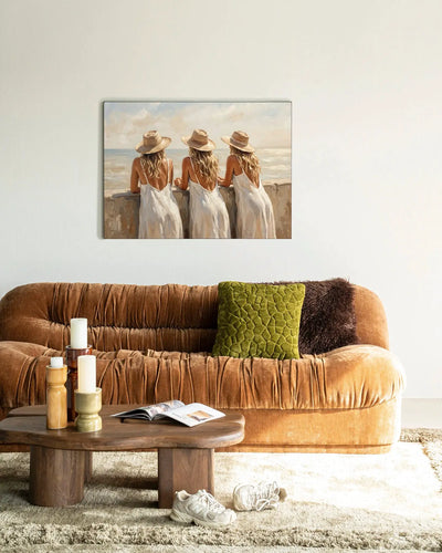 Sunny Sisters - Moderne Wanddecoratie | Artprint, Glass Art & Wandkleed by Urban Cotton