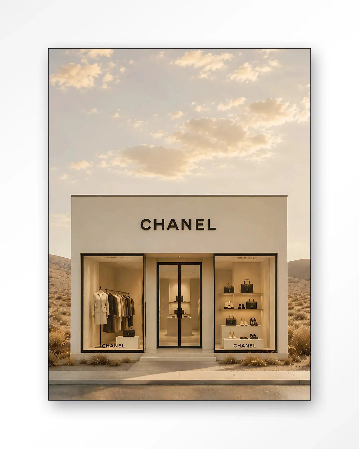 Luxury Boutique White - Moderne Wanddecoratie | Artprint, Glass Art & Wandkleed by Urban Cotton