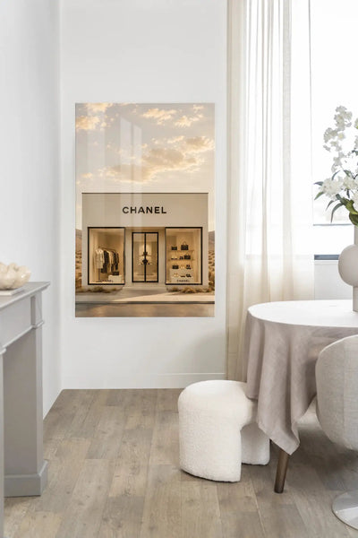 Luxury Boutique White - Moderne Wanddecoratie | Artprint, Glass Art & Wandkleed by Urban Cotton
