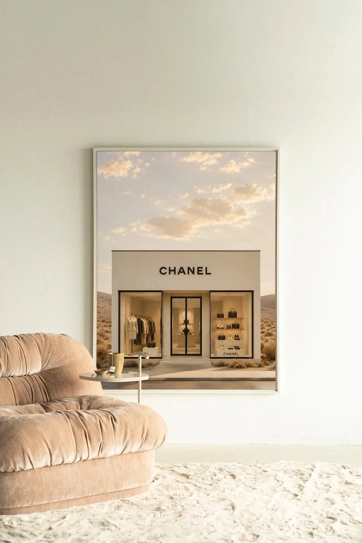 Luxury Boutique White - Moderne Wanddecoratie | Artprint, Glass Art & Wandkleed by Urban Cotton
