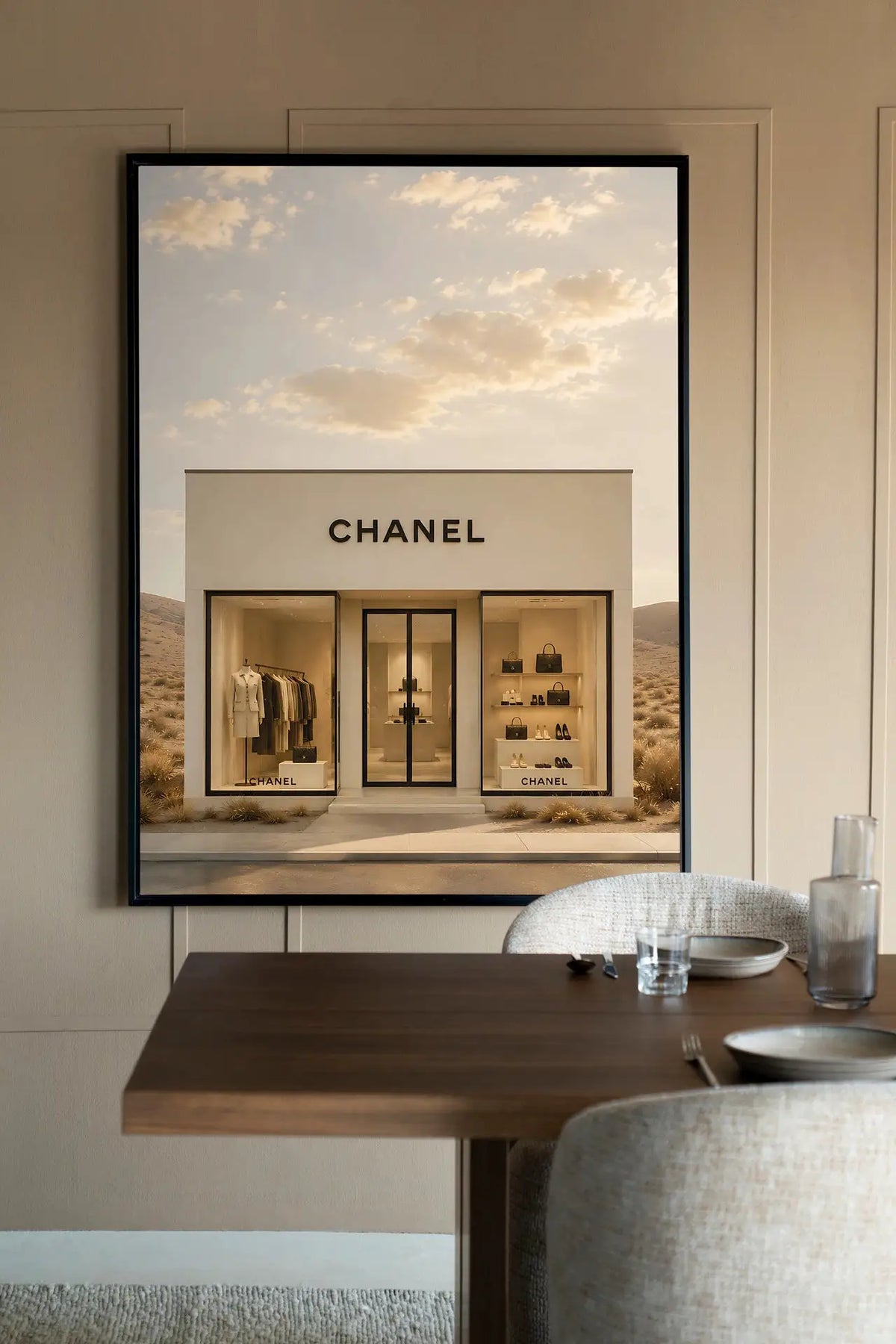 Luxury Boutique White - Moderne Wanddecoratie | Artprint, Glass Art & Wandkleed by Urban Cotton
