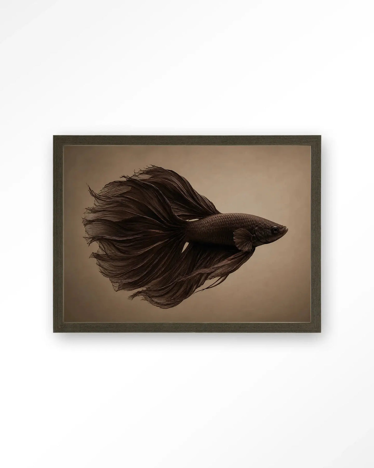 Brown Fish - Moderne Wanddecoratie | Artprint, Glass Art & Wandkleed by Urban Cotton