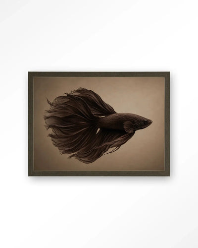 Brown Fish - Moderne Wanddecoratie | Artprint, Glass Art & Wandkleed by Urban Cotton