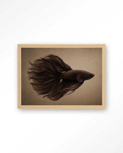 Brown Fish - Moderne Wanddecoratie | Artprint, Glass Art & Wandkleed by Urban Cotton