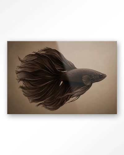 Brown Fish - Moderne Wanddecoratie | Artprint, Glass Art & Wandkleed by Urban Cotton