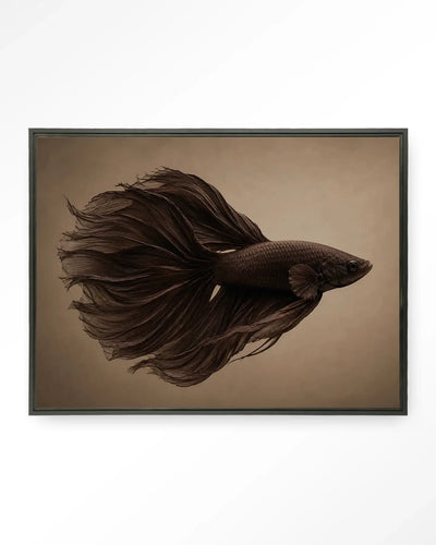 Brown Fish - Moderne Wanddecoratie | Artprint, Glass Art & Wandkleed by Urban Cotton