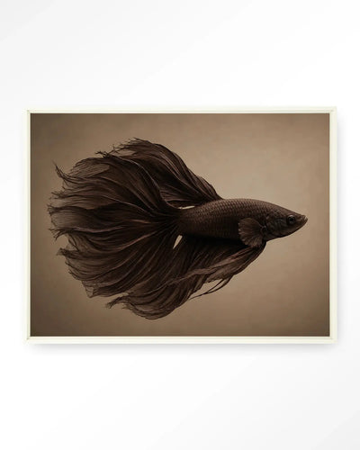 Brown Fish - Moderne Wanddecoratie | Artprint, Glass Art & Wandkleed by Urban Cotton