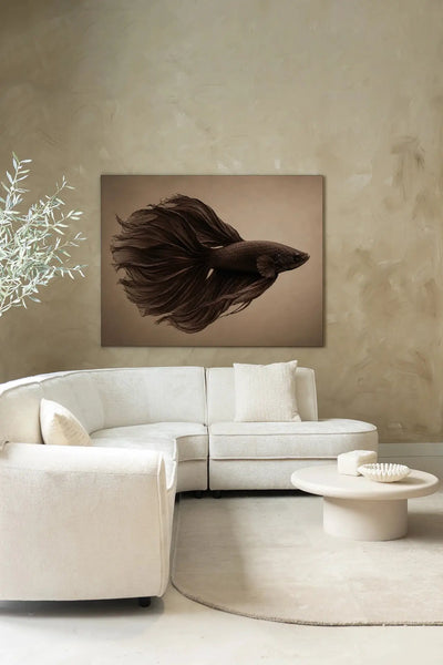 Brown Fish - Moderne Wanddecoratie | Artprint, Glass Art & Wandkleed by Urban Cotton