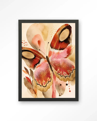 Mariposa Una - Moderne Wanddecoratie | Artprint, Glass Art & Wandkleed by Urban Cotton