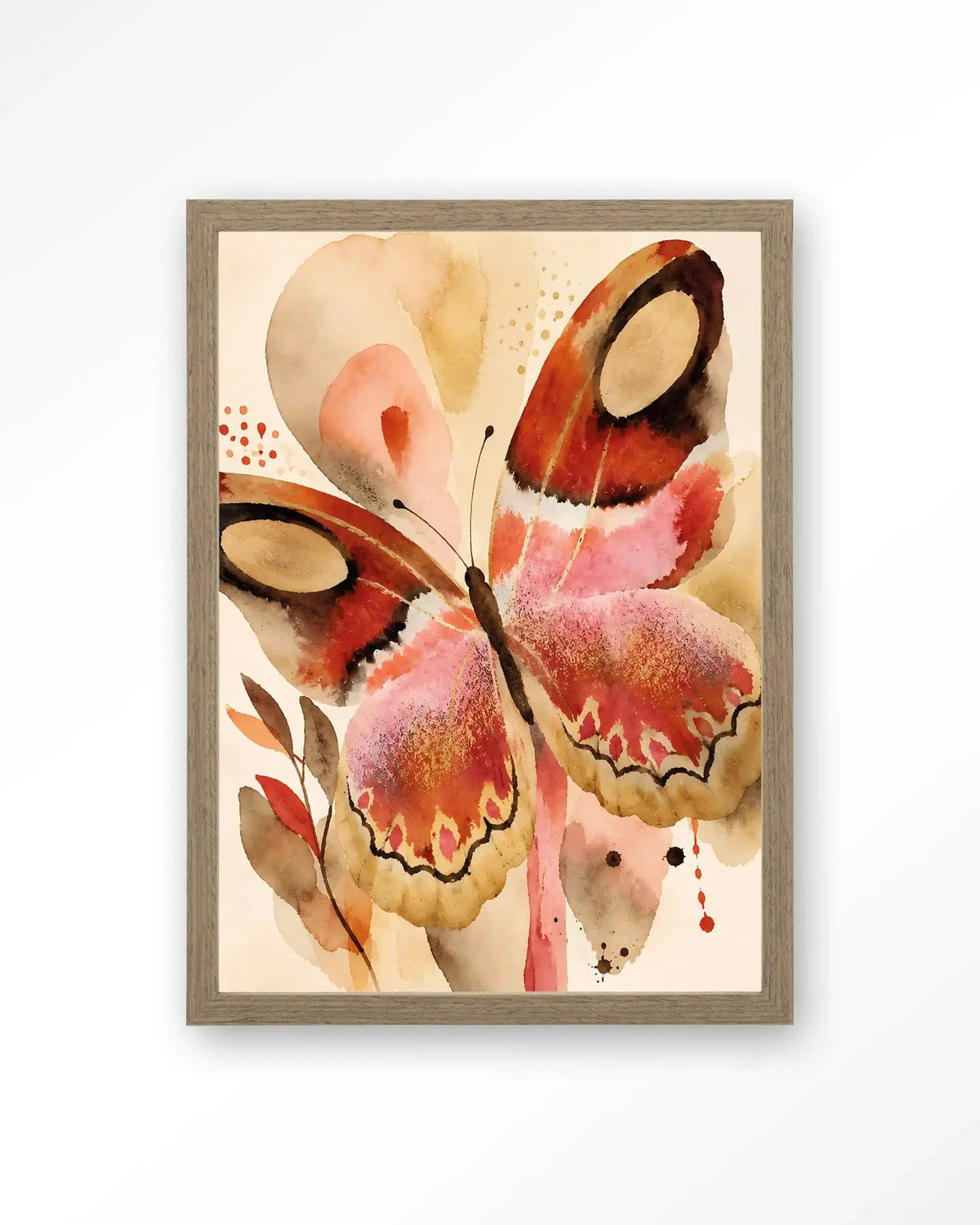 Mariposa Una - Moderne Wanddecoratie | Artprint, Glass Art & Wandkleed by Urban Cotton