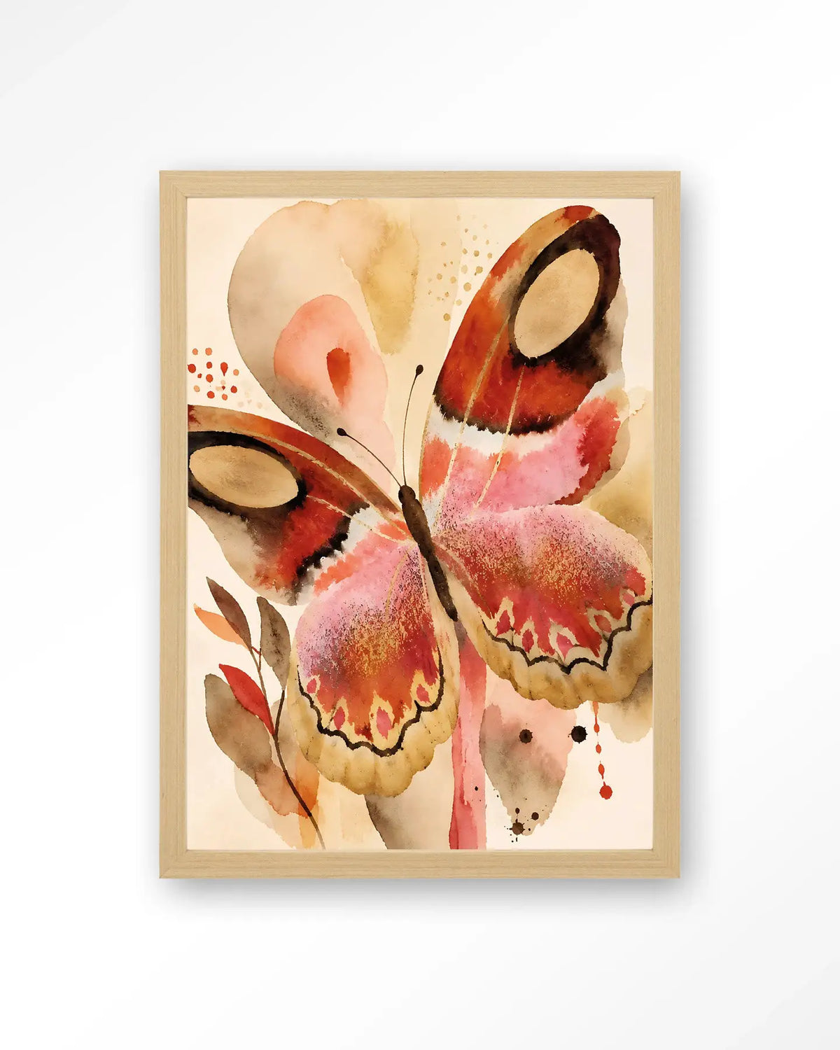 Mariposa Una - Moderne Wanddecoratie | Artprint, Glass Art & Wandkleed by Urban Cotton