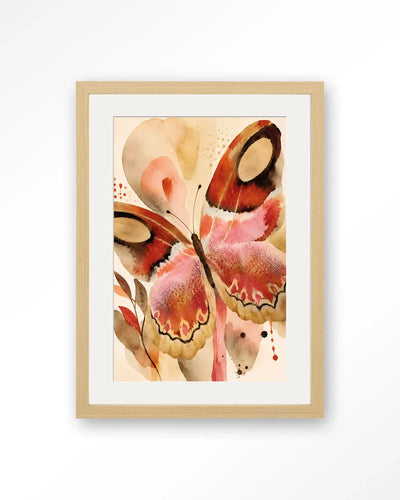 Mariposa Una - Moderne Wanddecoratie | Artprint, Glass Art & Wandkleed by Urban Cotton