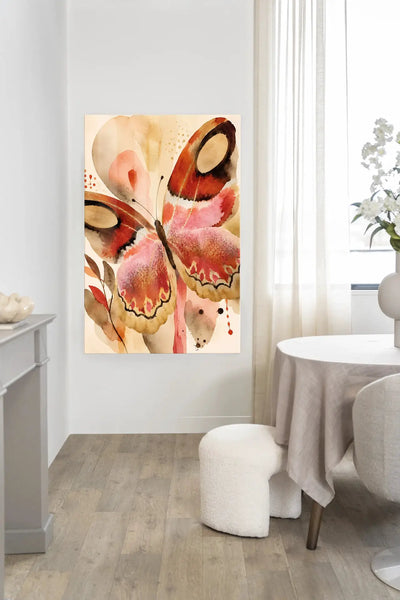 Mariposa Una - Moderne Wanddecoratie | Artprint, Glass Art & Wandkleed by Urban Cotton