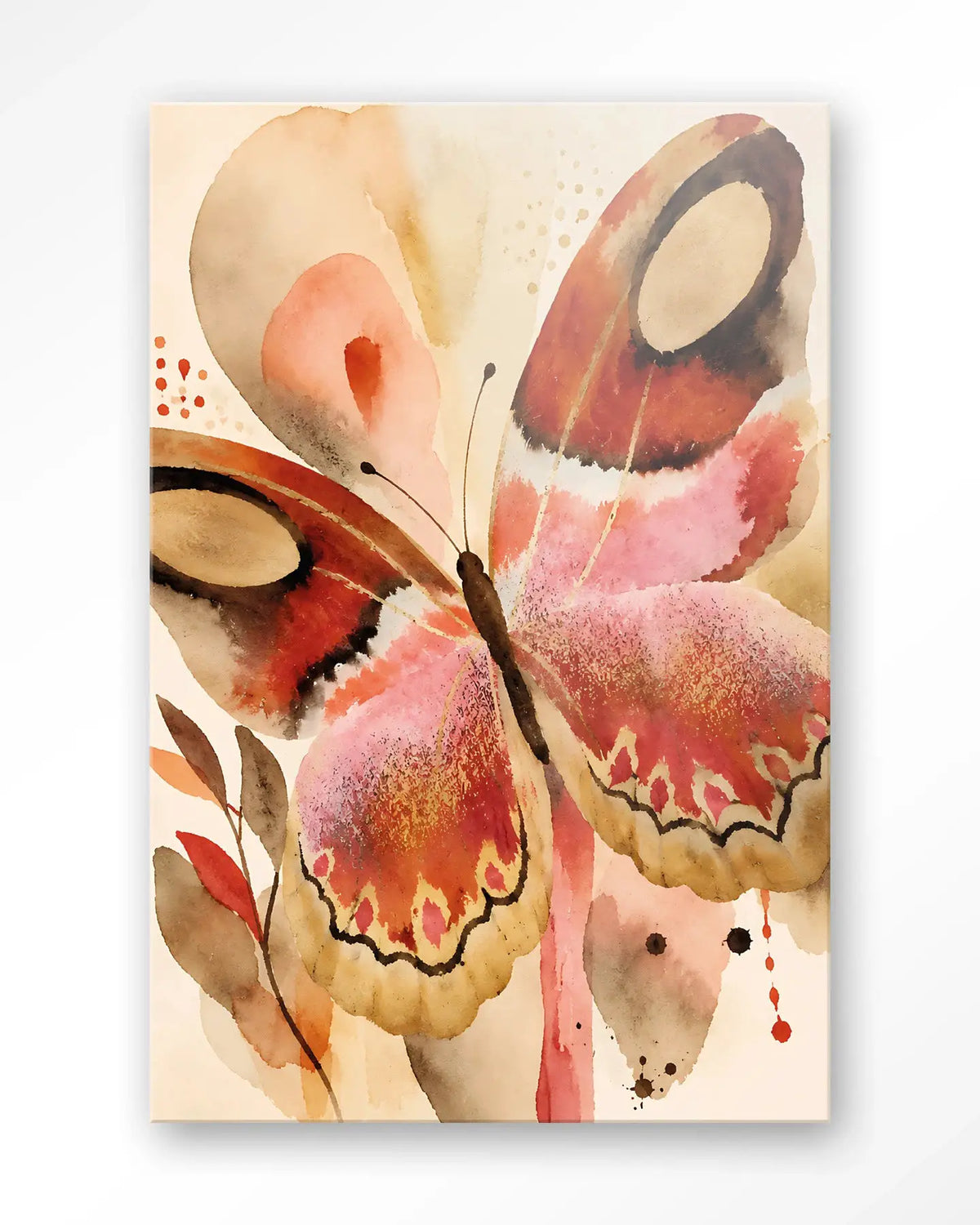 Mariposa Una - Moderne Wanddecoratie | Artprint, Glass Art & Wandkleed by Urban Cotton
