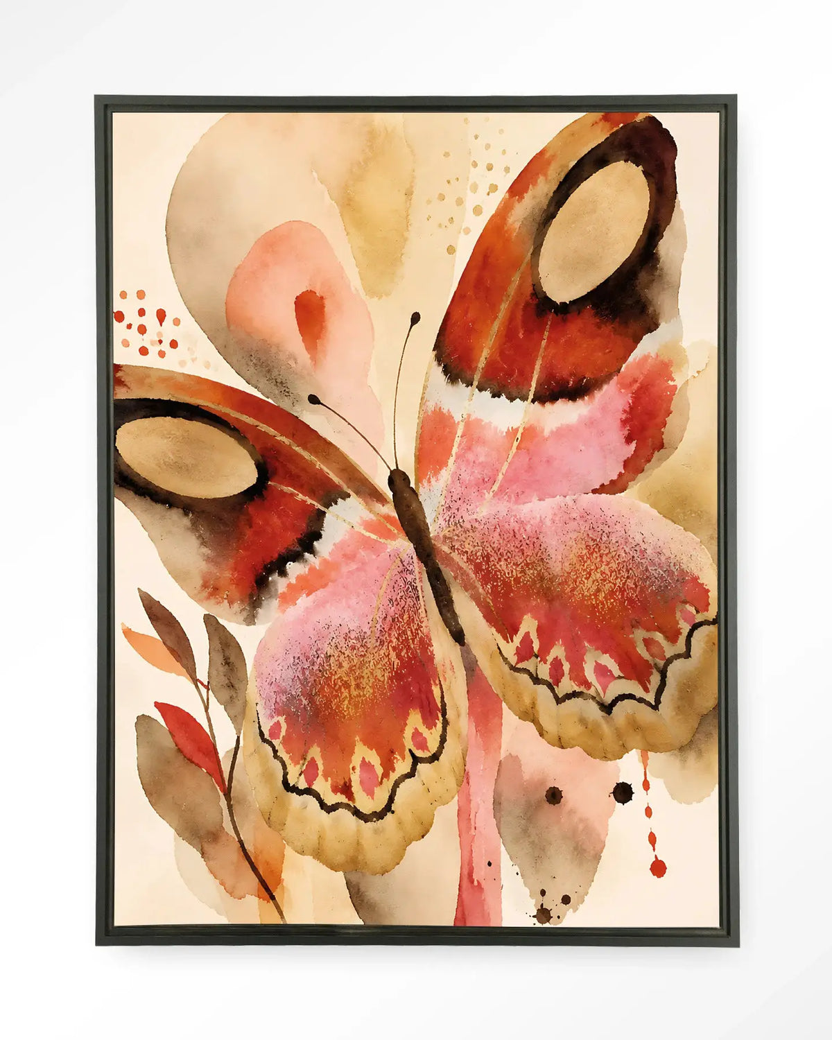 Mariposa Una - Moderne Wanddecoratie | Artprint, Glass Art & Wandkleed by Urban Cotton