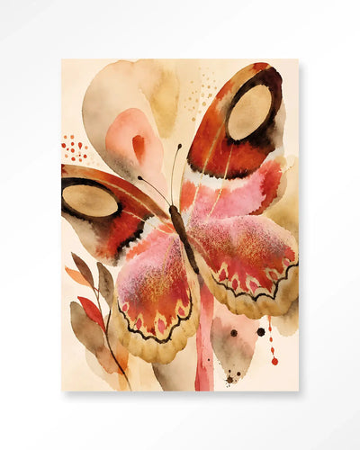 Mariposa Una - Moderne Wanddecoratie | Artprint, Glass Art & Wandkleed by Urban Cotton