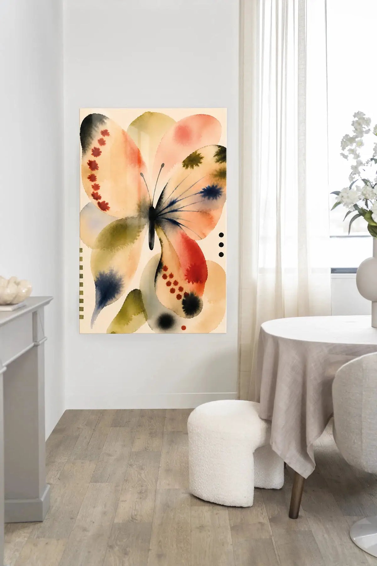 Mariposa Dos - Moderne Wanddecoratie | Artprint, Glass Art & Wandkleed by Urban Cotton