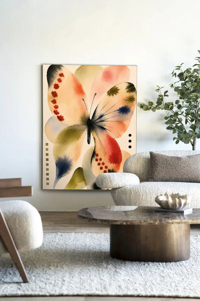 Mariposa Dos - Moderne Wanddecoratie | Artprint, Glass Art & Wandkleed by Urban Cotton
