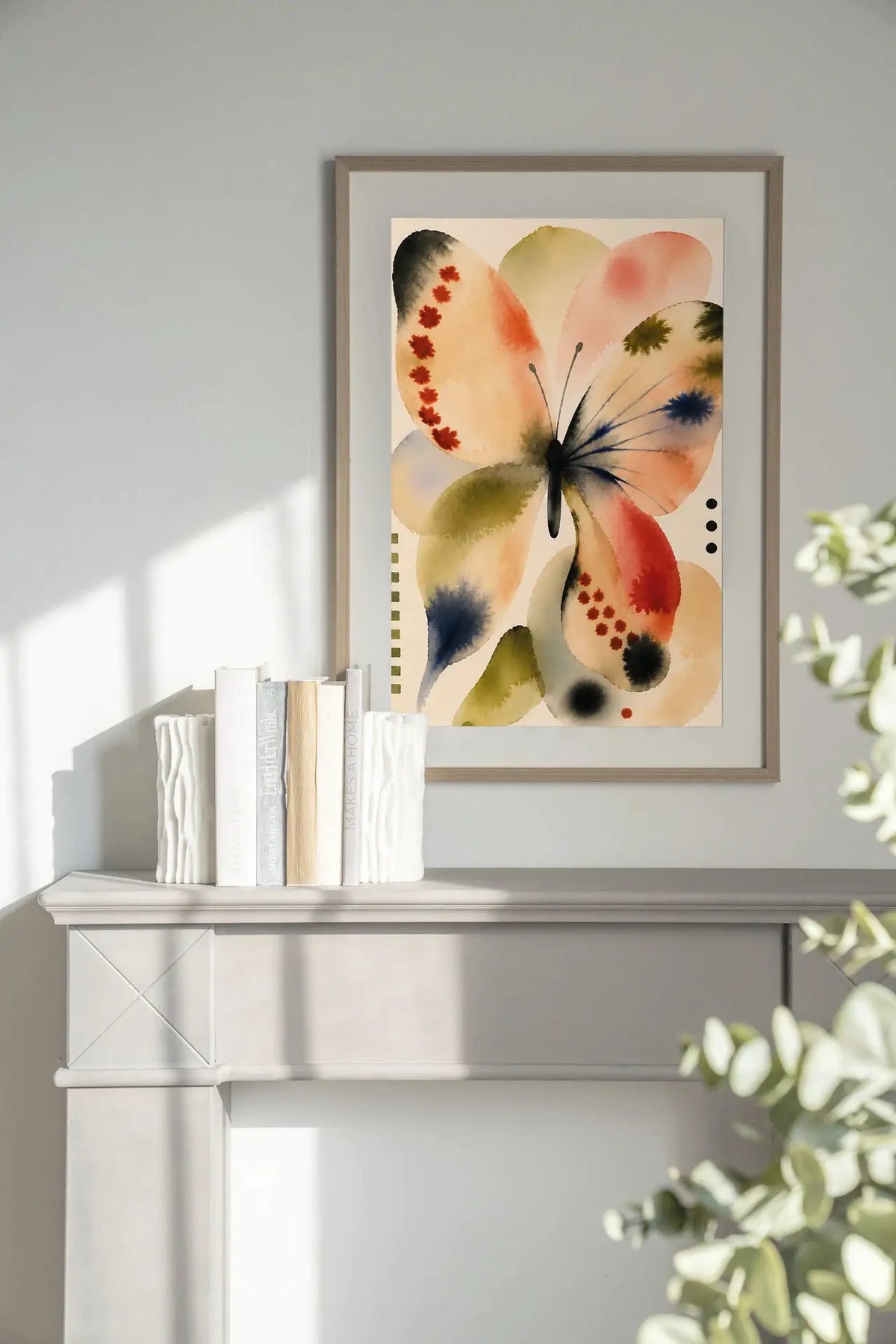 Mariposa Dos - Moderne Wanddecoratie | Artprint, Glass Art & Wandkleed by Urban Cotton