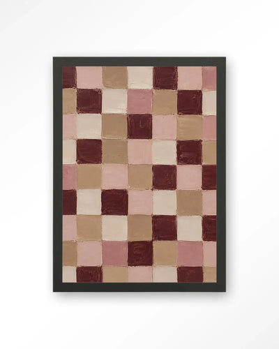 Pink Blocks - Moderne Wanddecoratie | Artprint, Glass Art & Wandkleed by Urban Cotton