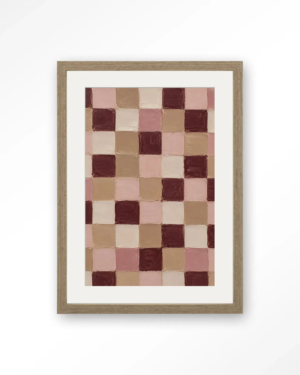 Pink Blocks - Moderne Wanddecoratie | Artprint, Glass Art & Wandkleed by Urban Cotton