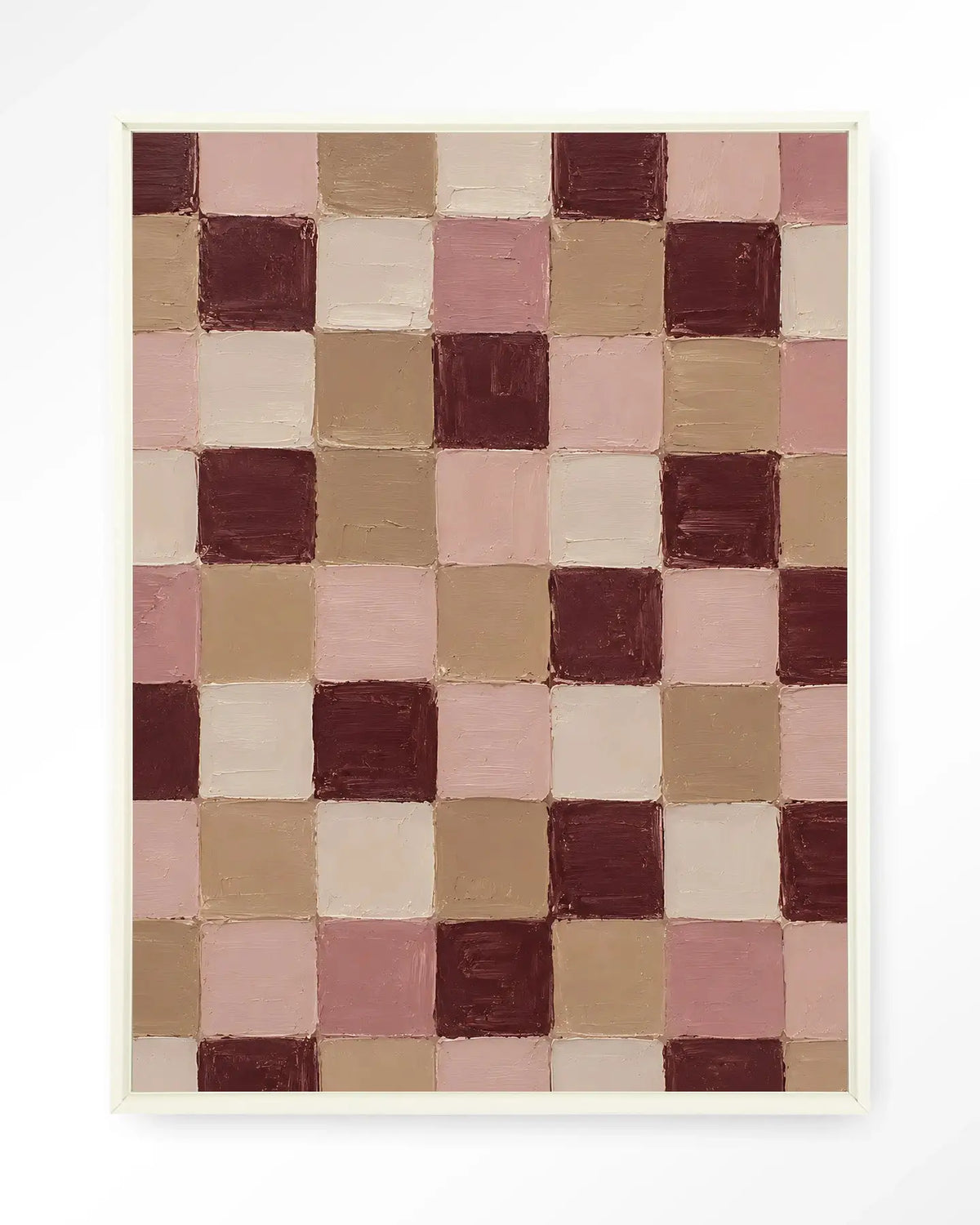 Pink Blocks - Moderne Wanddecoratie | Artprint, Glass Art & Wandkleed by Urban Cotton