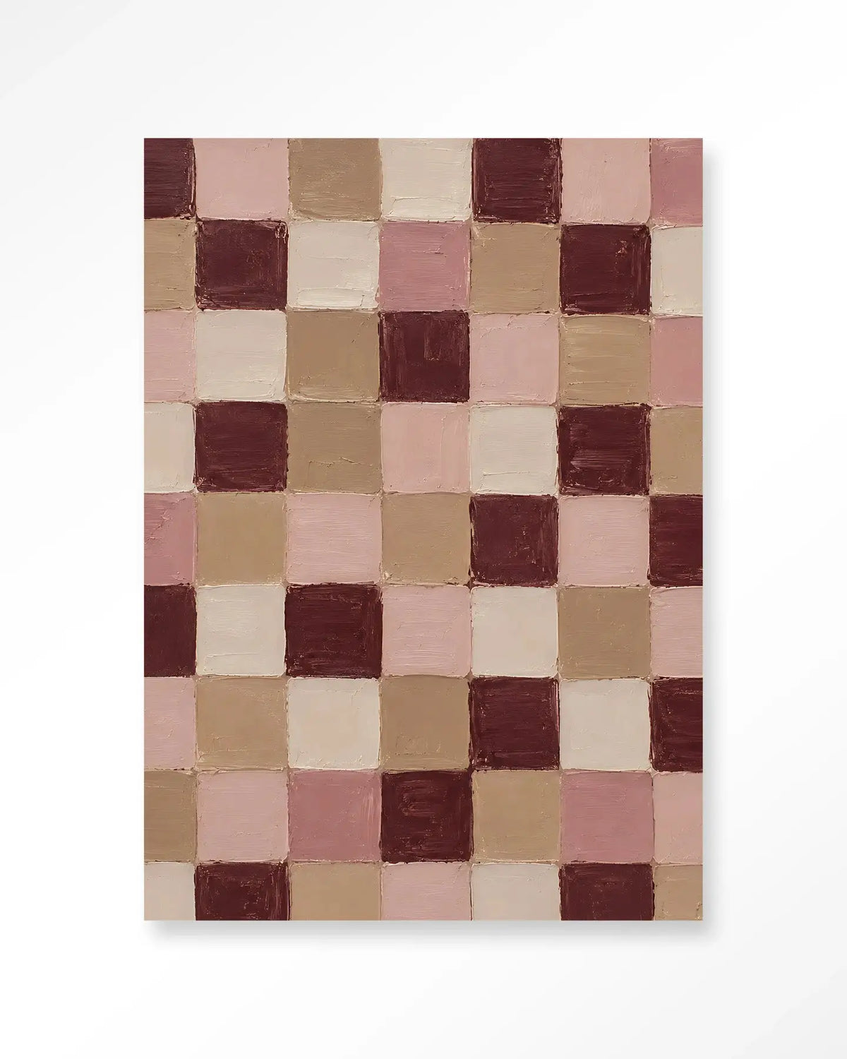 Pink Blocks - Moderne Wanddecoratie | Artprint, Glass Art & Wandkleed by Urban Cotton