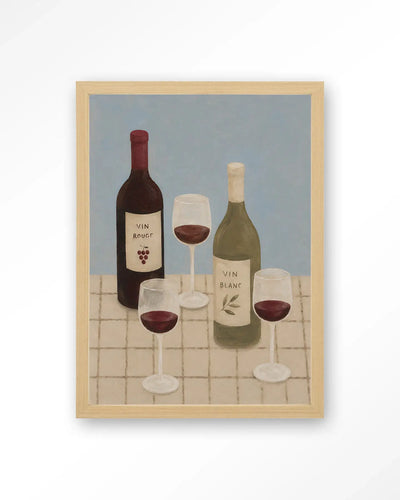 Wine Time - Moderne Wanddecoratie | Artprint, Glass Art & Wandkleed by Urban Cotton