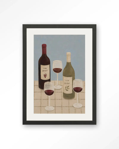 Wine Time - Moderne Wanddecoratie | Artprint, Glass Art & Wandkleed by Urban Cotton