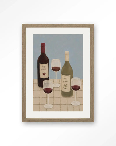 Wine Time - Moderne Wanddecoratie | Artprint, Glass Art & Wandkleed by Urban Cotton