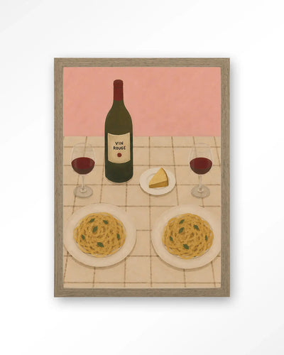 Pasta Party - Moderne Wanddecoratie | Artprint, Glass Art & Wandkleed by Urban Cotton
