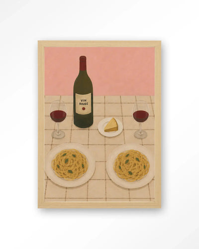 Pasta Party - Moderne Wanddecoratie | Artprint, Glass Art & Wandkleed by Urban Cotton