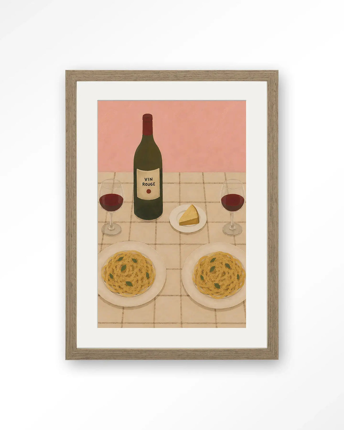 Pasta Party - Moderne Wanddecoratie | Artprint, Glass Art & Wandkleed by Urban Cotton