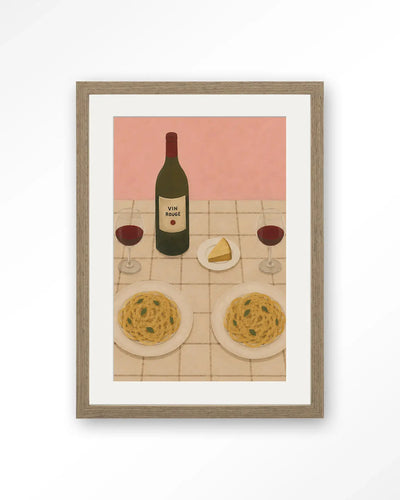 Pasta Party - Moderne Wanddecoratie | Artprint, Glass Art & Wandkleed by Urban Cotton