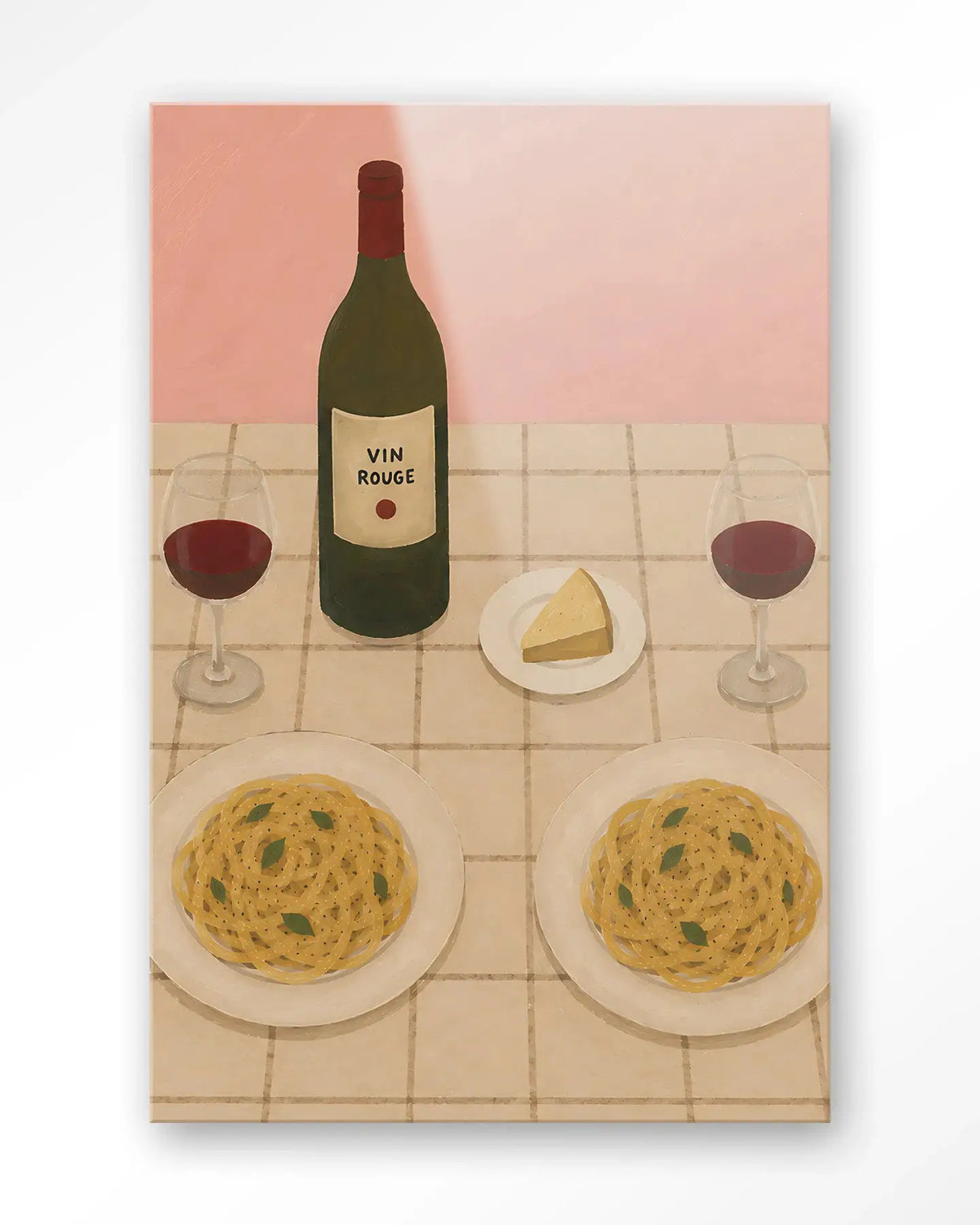 Pasta Party - Moderne Wanddecoratie | Artprint, Glass Art & Wandkleed by Urban Cotton