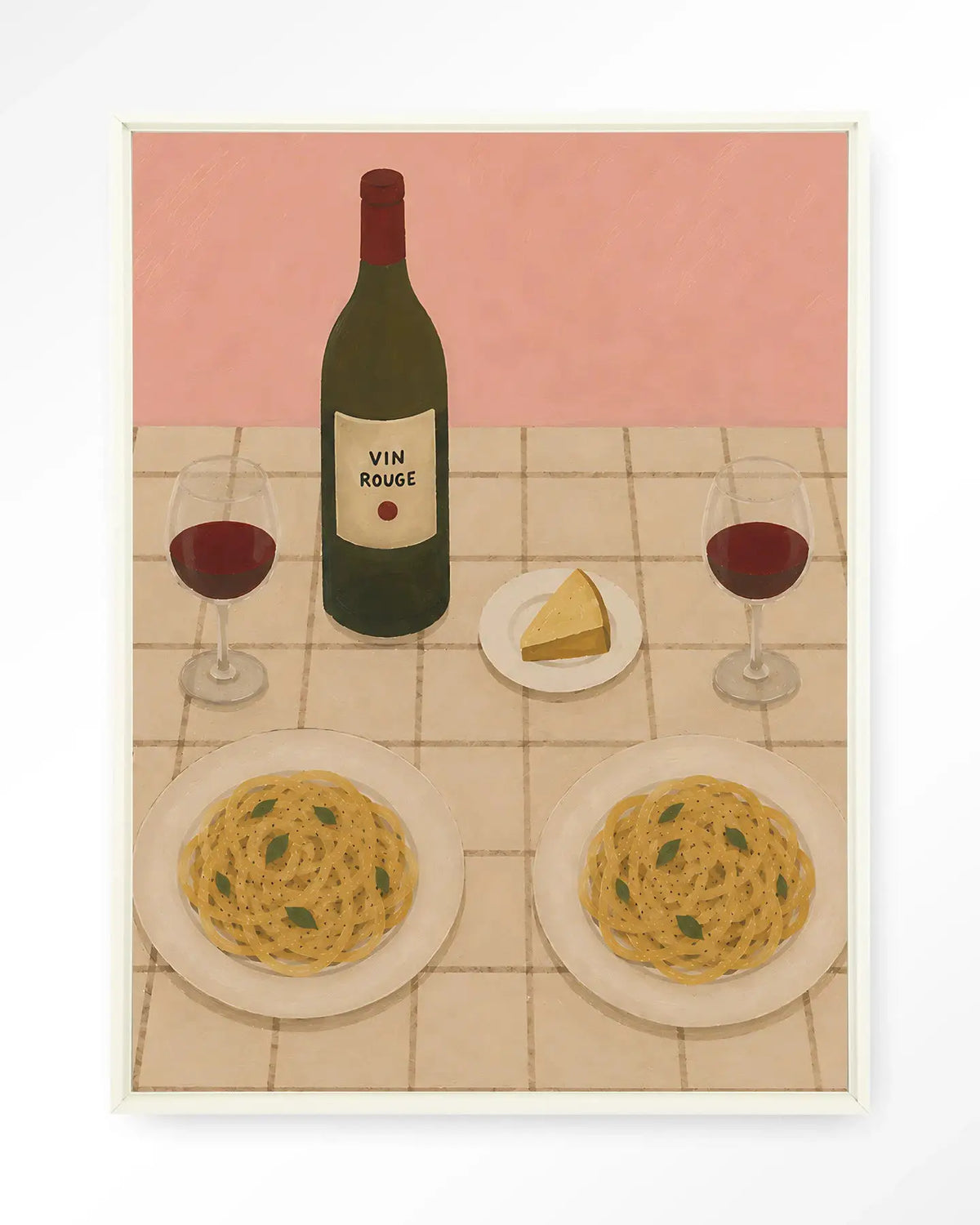Pasta Party - Moderne Wanddecoratie | Artprint, Glass Art & Wandkleed by Urban Cotton