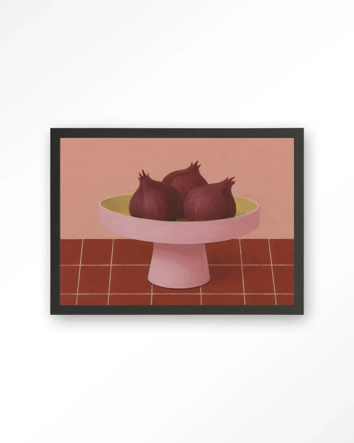 Onions In A Bowl - Moderne Wanddecoratie | Artprint, Glass Art & Wandkleed by Urban Cotton