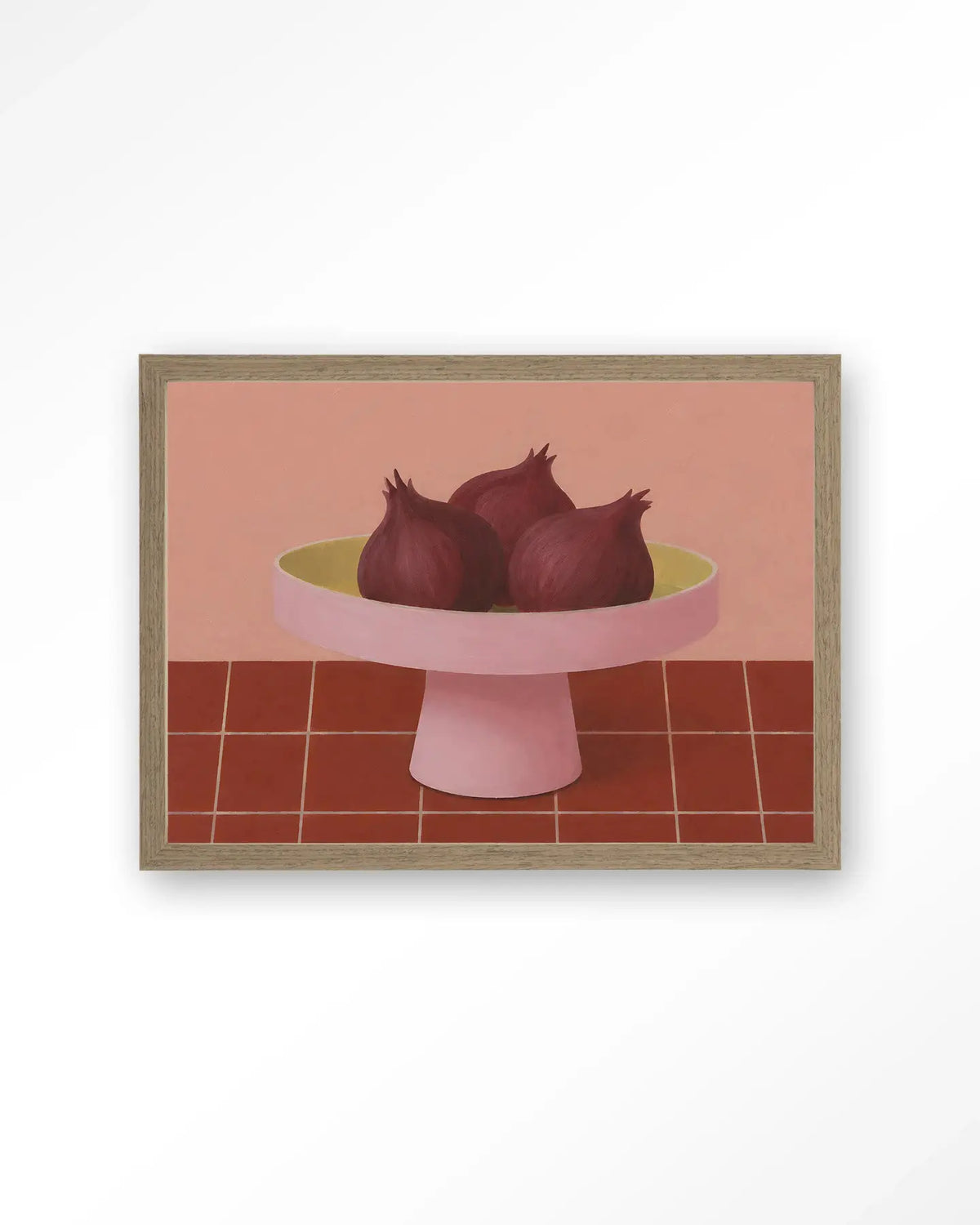 Onions In A Bowl - Moderne Wanddecoratie | Artprint, Glass Art & Wandkleed by Urban Cotton