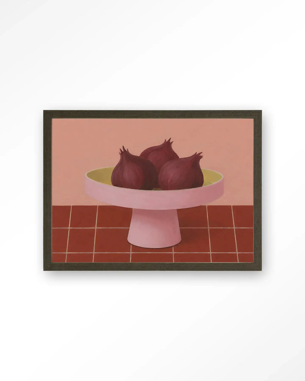 Onions In A Bowl - Moderne Wanddecoratie | Artprint, Glass Art & Wandkleed by Urban Cotton