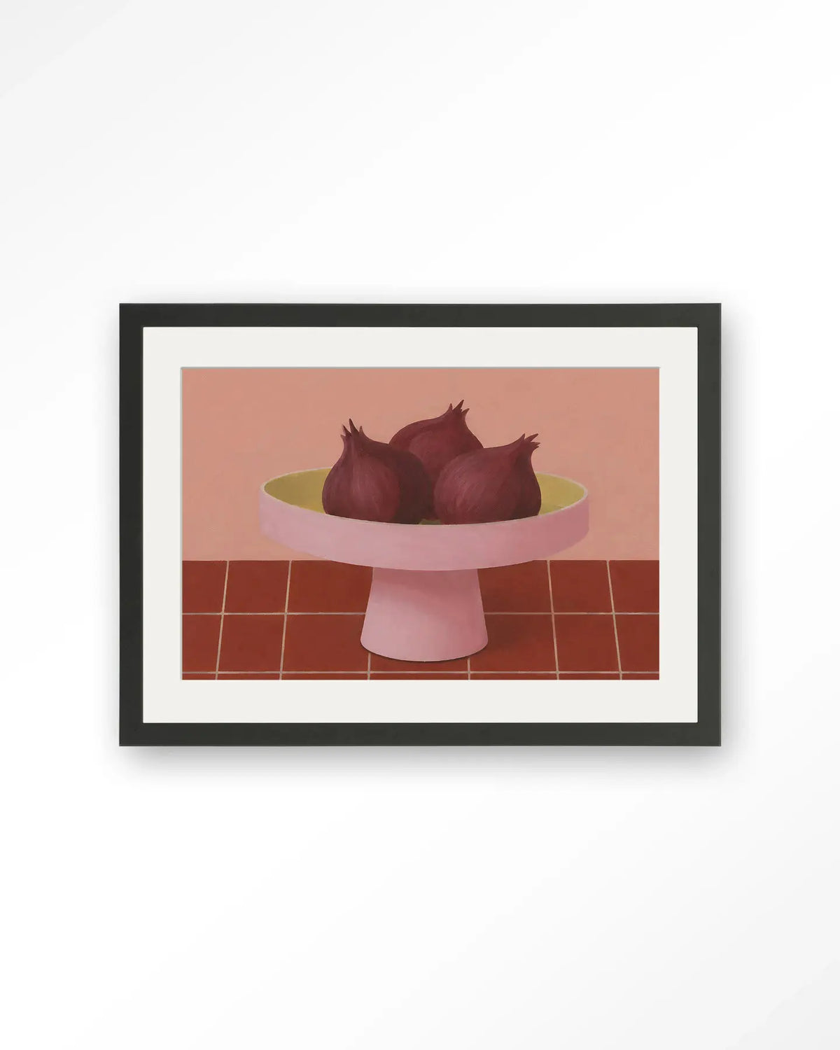 Onions In A Bowl - Moderne Wanddecoratie | Artprint, Glass Art & Wandkleed by Urban Cotton