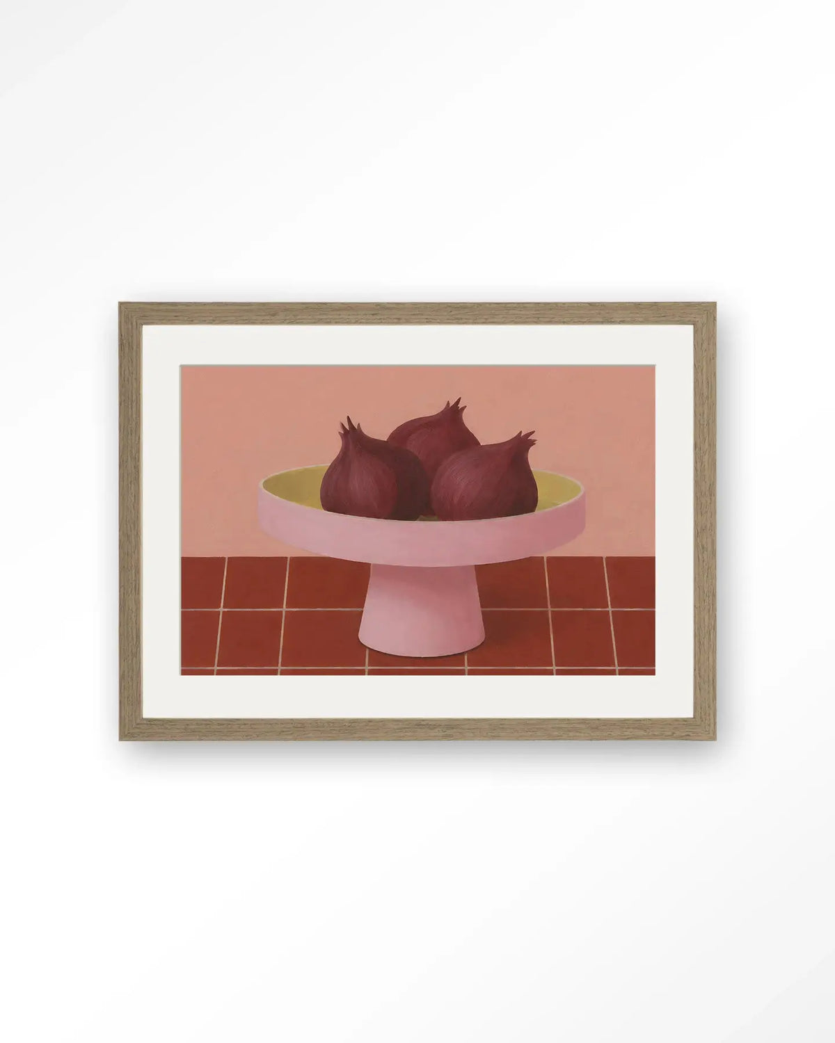 Onions In A Bowl - Moderne Wanddecoratie | Artprint, Glass Art & Wandkleed by Urban Cotton